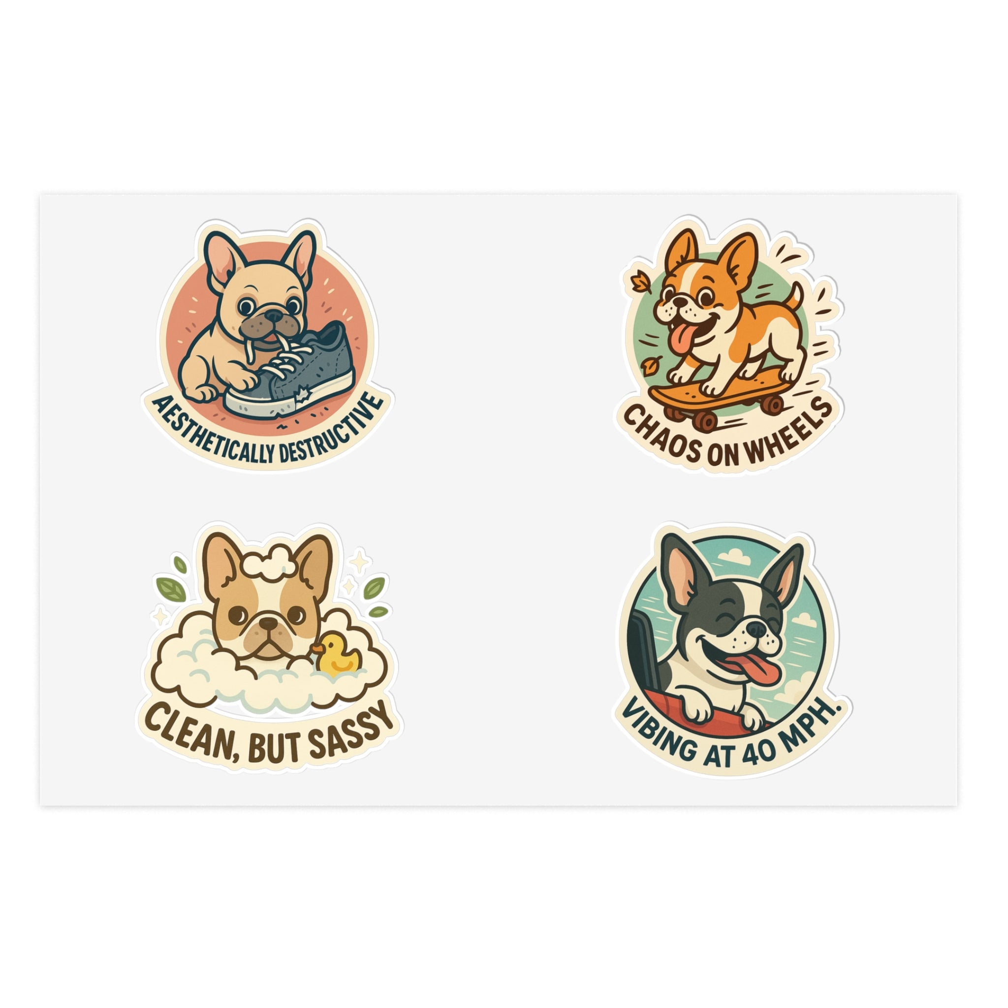French Bulldog - Sticker Sheet