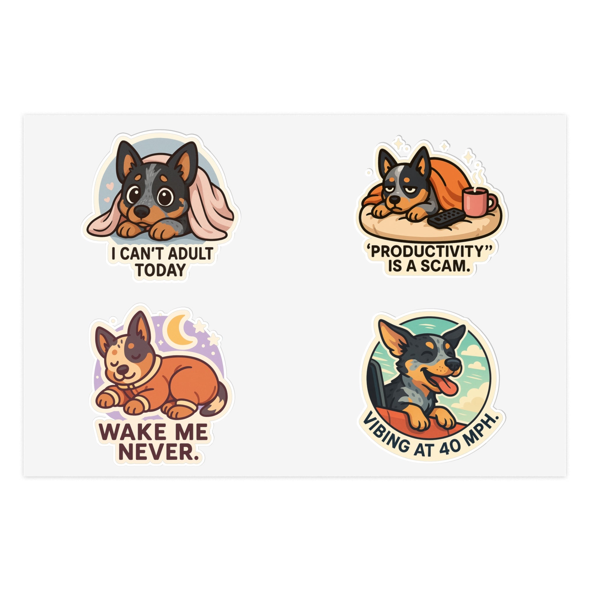 Australian Shepherd - Sticker Sheet