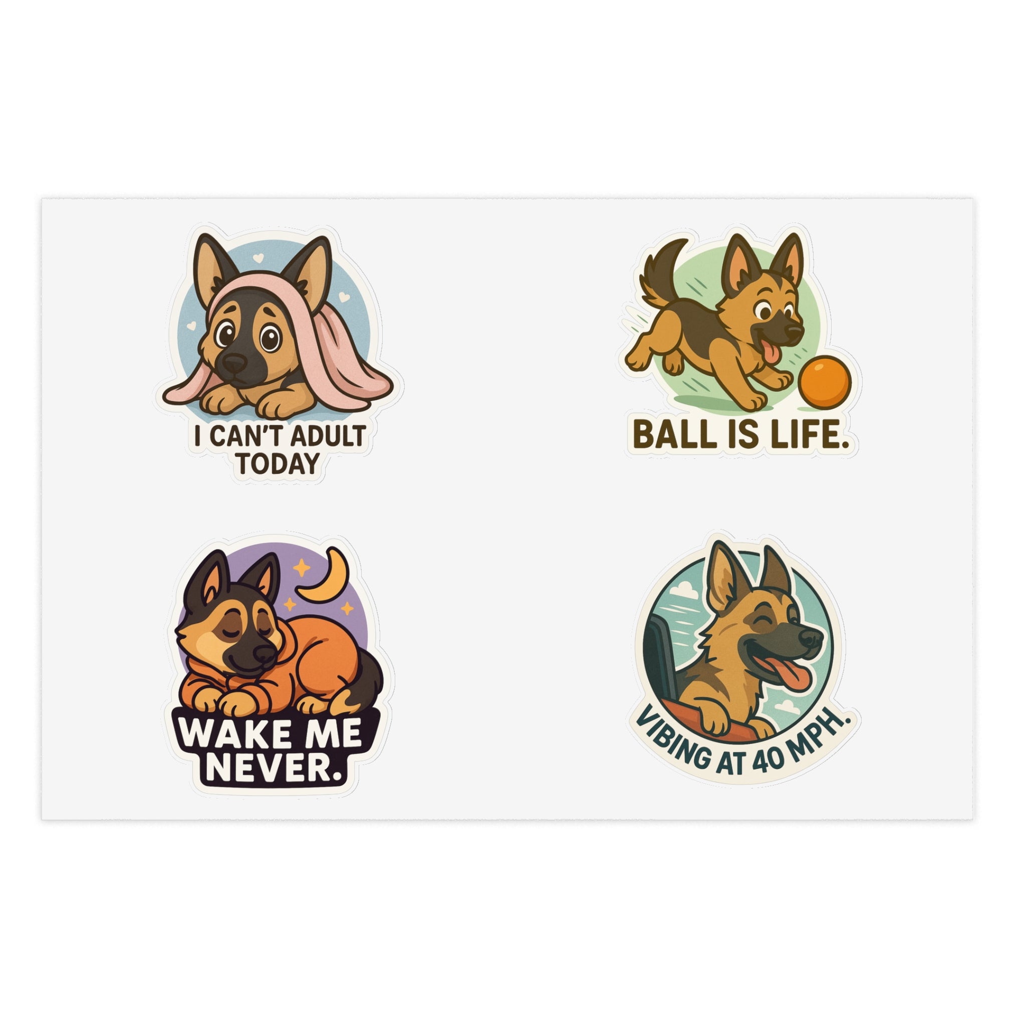 German Shepherd - Sticker Sheet